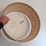 Adjustable floor lamp in walnut and metal 1960