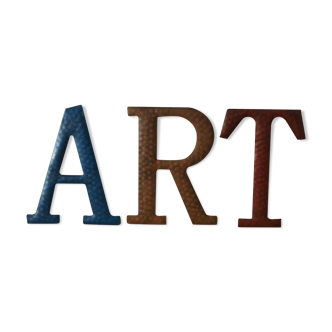 Metal letters to hang