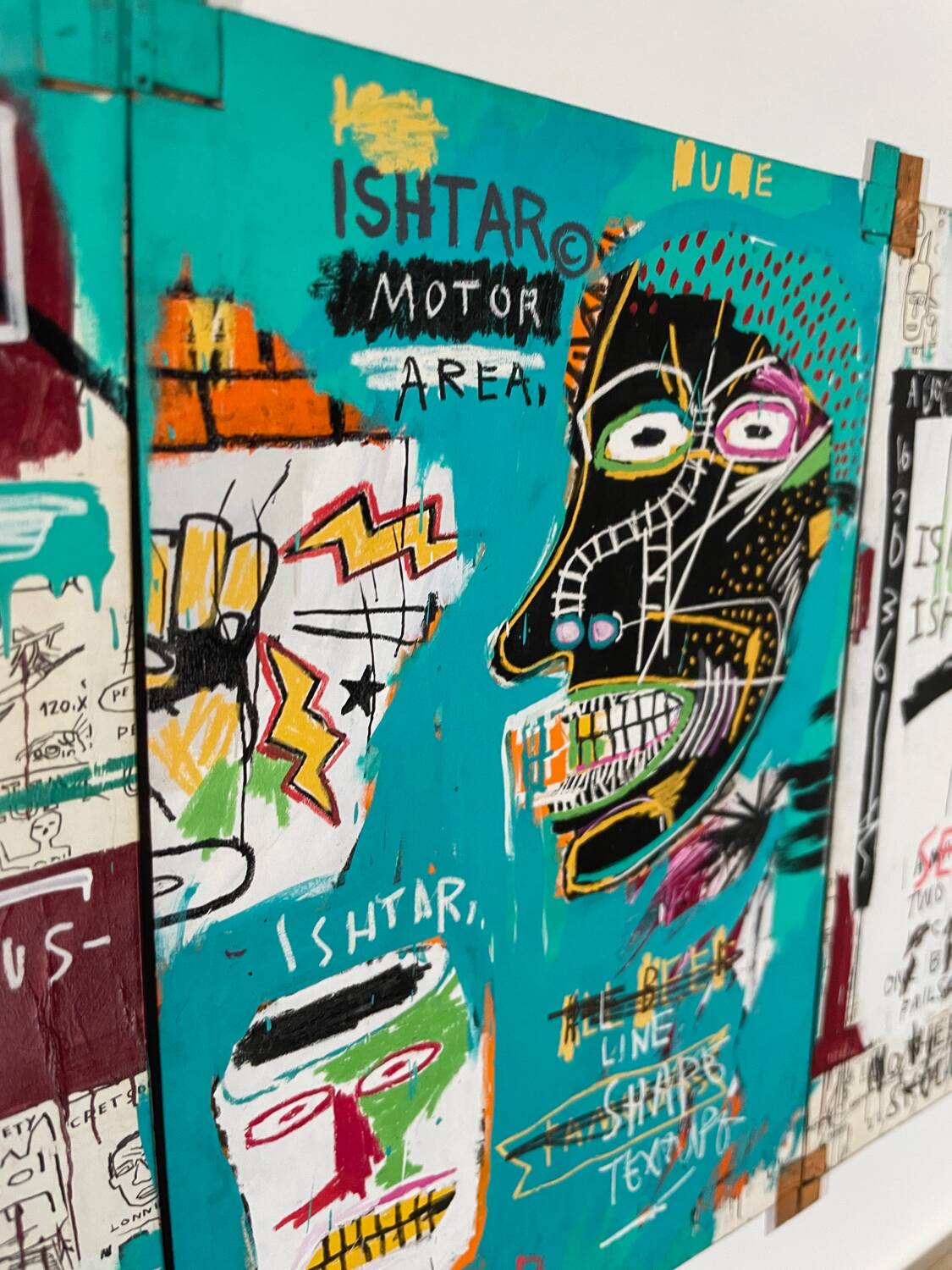 Jean Michel Basquiat (1960-1988), Ishatar 1983, publié par King McGaw, sous licence Arestar New York