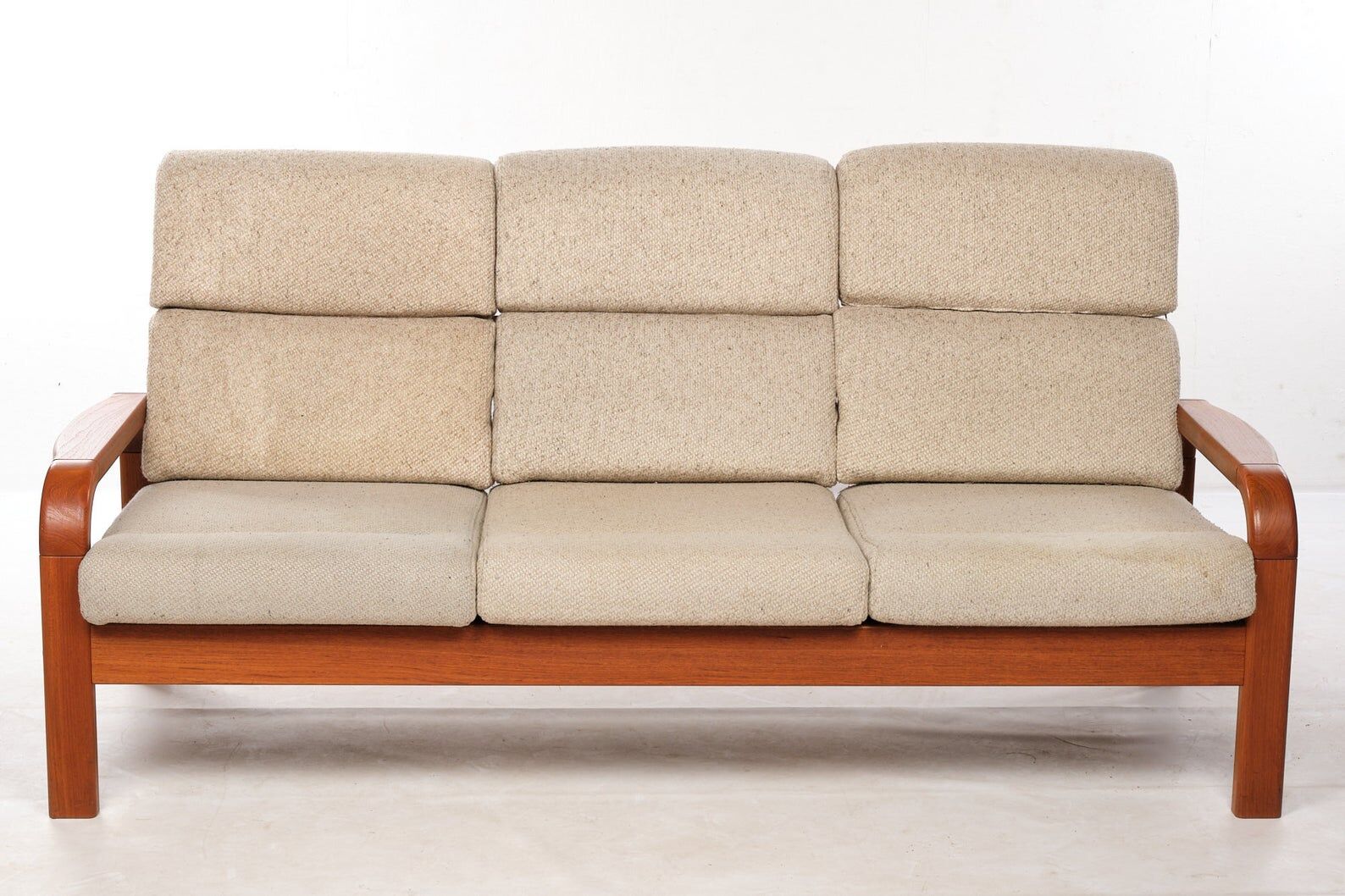 3-seater vintage sofa in Denmark teak