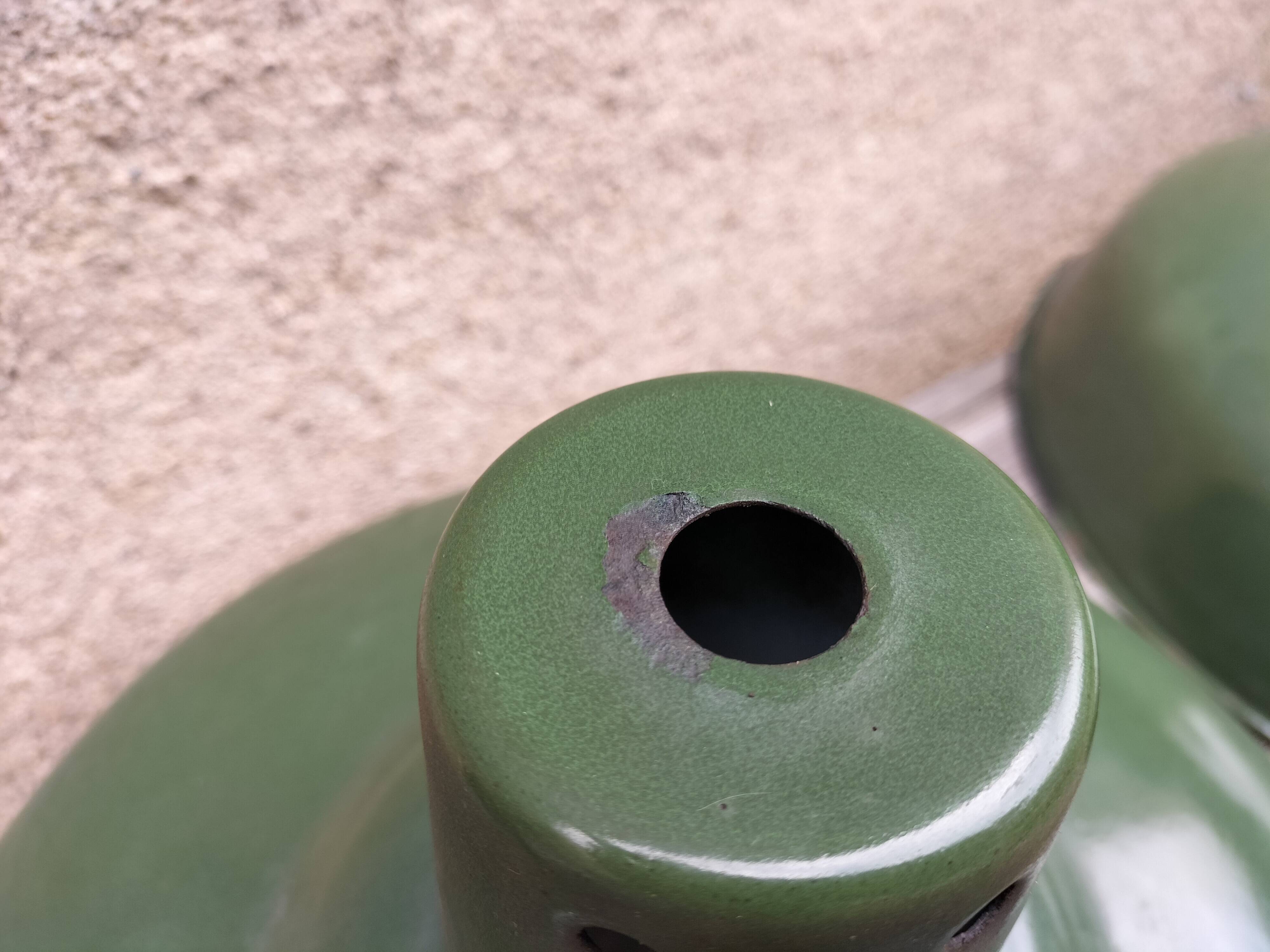 enameled sheet metal pendants