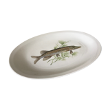 Plat ovale en porcelaine