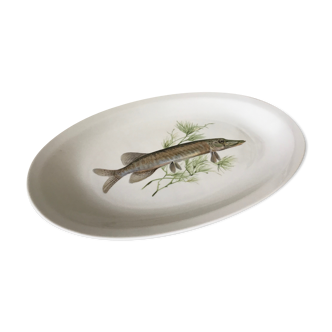 Plat ovale en porcelaine