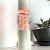 Vintage glitter and travertine lamp from the 70s