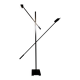 Mikado floor lamp by Michel Senne for Arlumiere, 1980