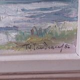 Landscape oil on canvas signed