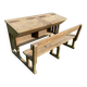 School desk for 2 with bench