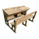 School desk for 2 with bench