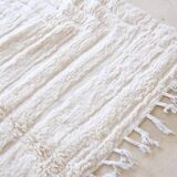 Tapis Blanc Beni Ouarain - 290 x 190 cm