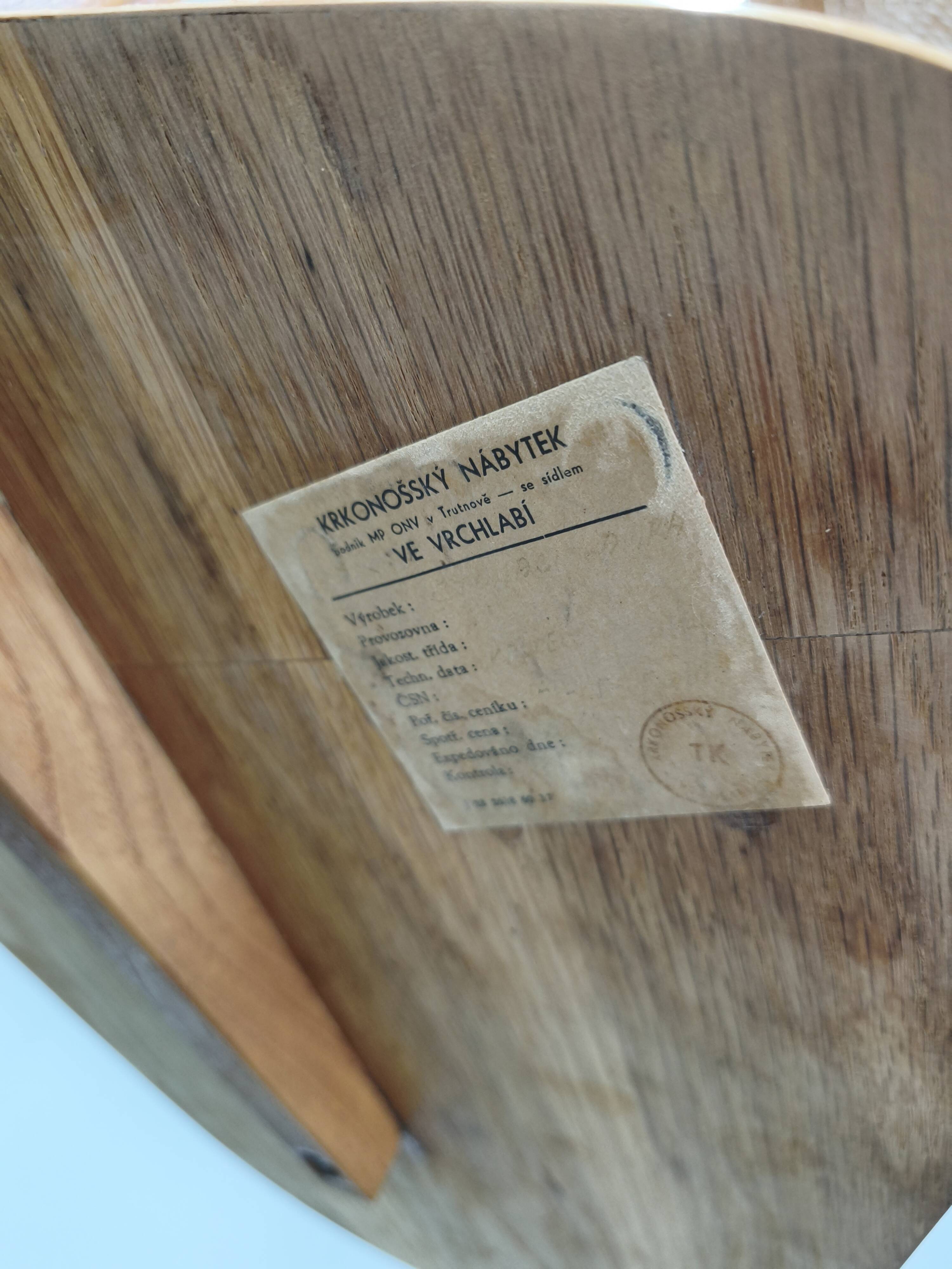 Mid-Century Floor Lamp with Rattan Shade, Czechoslovakia, 1960s