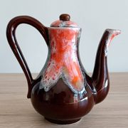Vallauris earthenware teapot and coffee pot from the 70s