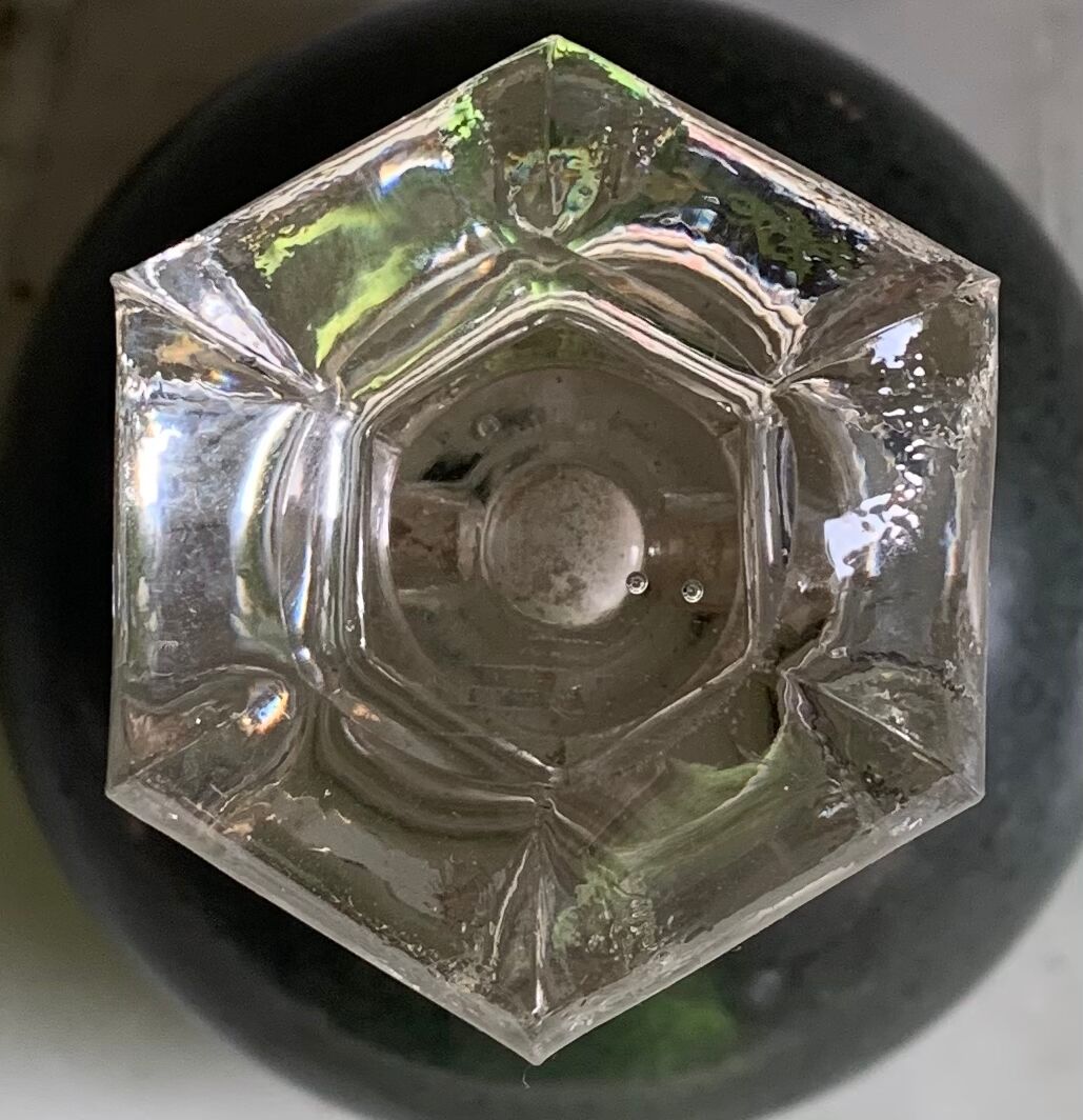 Old glass handle