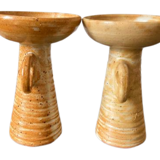 Pair of vintage candle holders