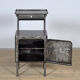 Iron nightstand, circa 1950