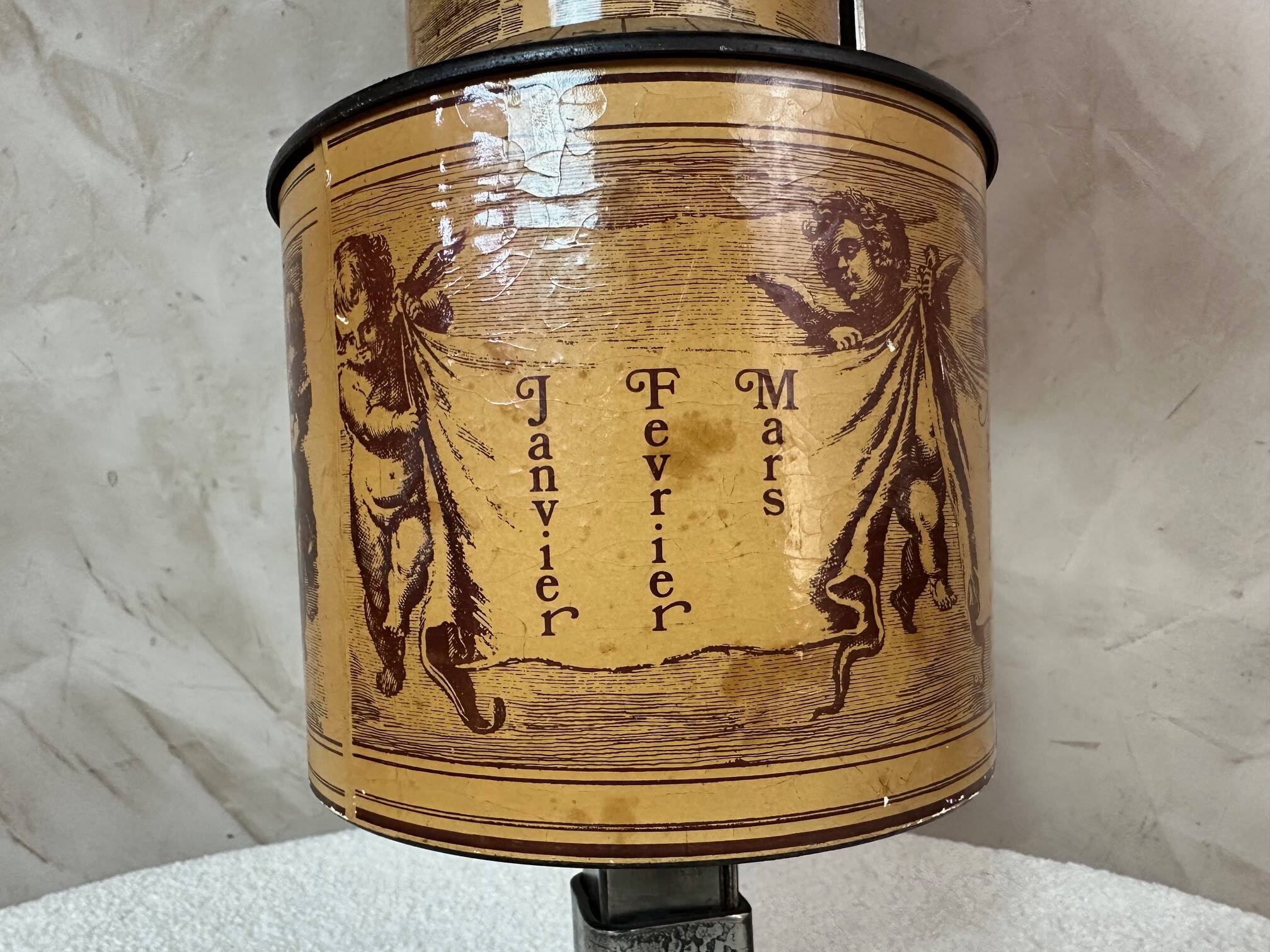 1920 Calendar Lamp