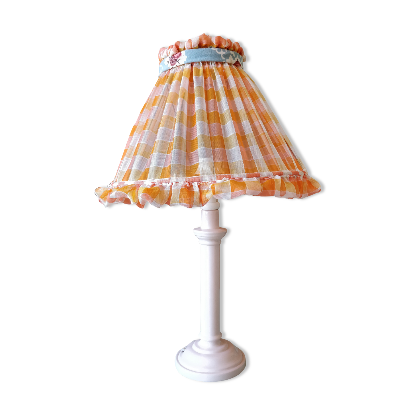 Enamelled iron-laying lamp