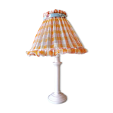 Enamelled iron-laying lamp