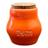 Pot en céramique orange Idlas