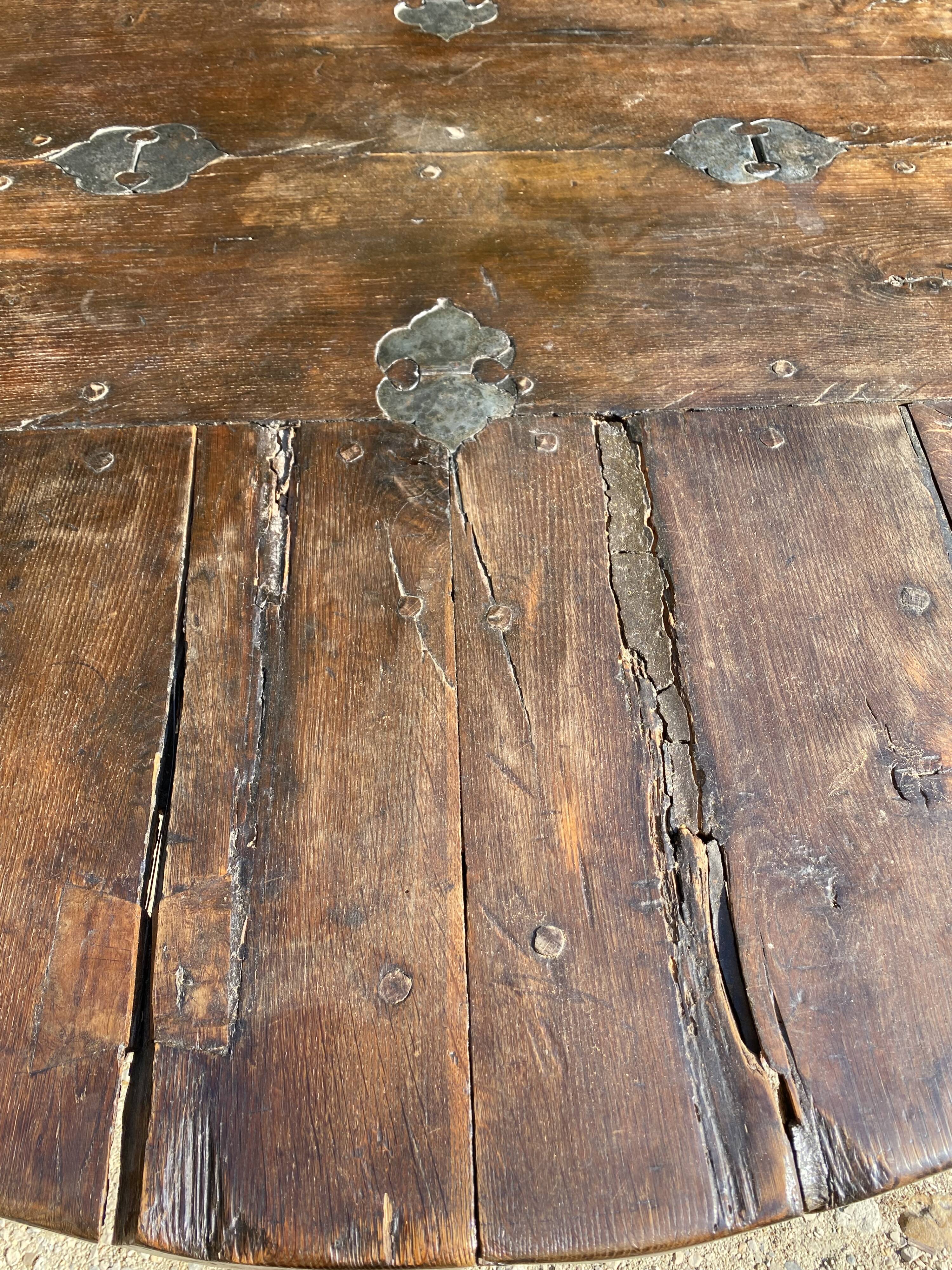 Medieval Gothic round table high period castle