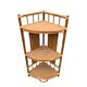 Etagère d'angle en rotin