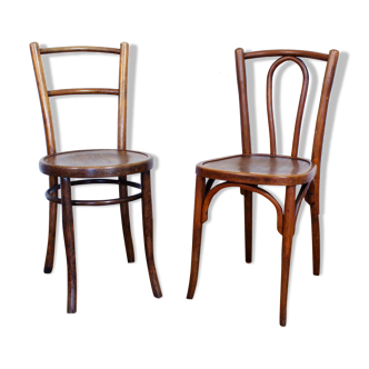 Pair of bistro chairs Baumann and Berthold Kahn