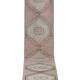 Vintage Turkish hallway rug 84x765 cm
