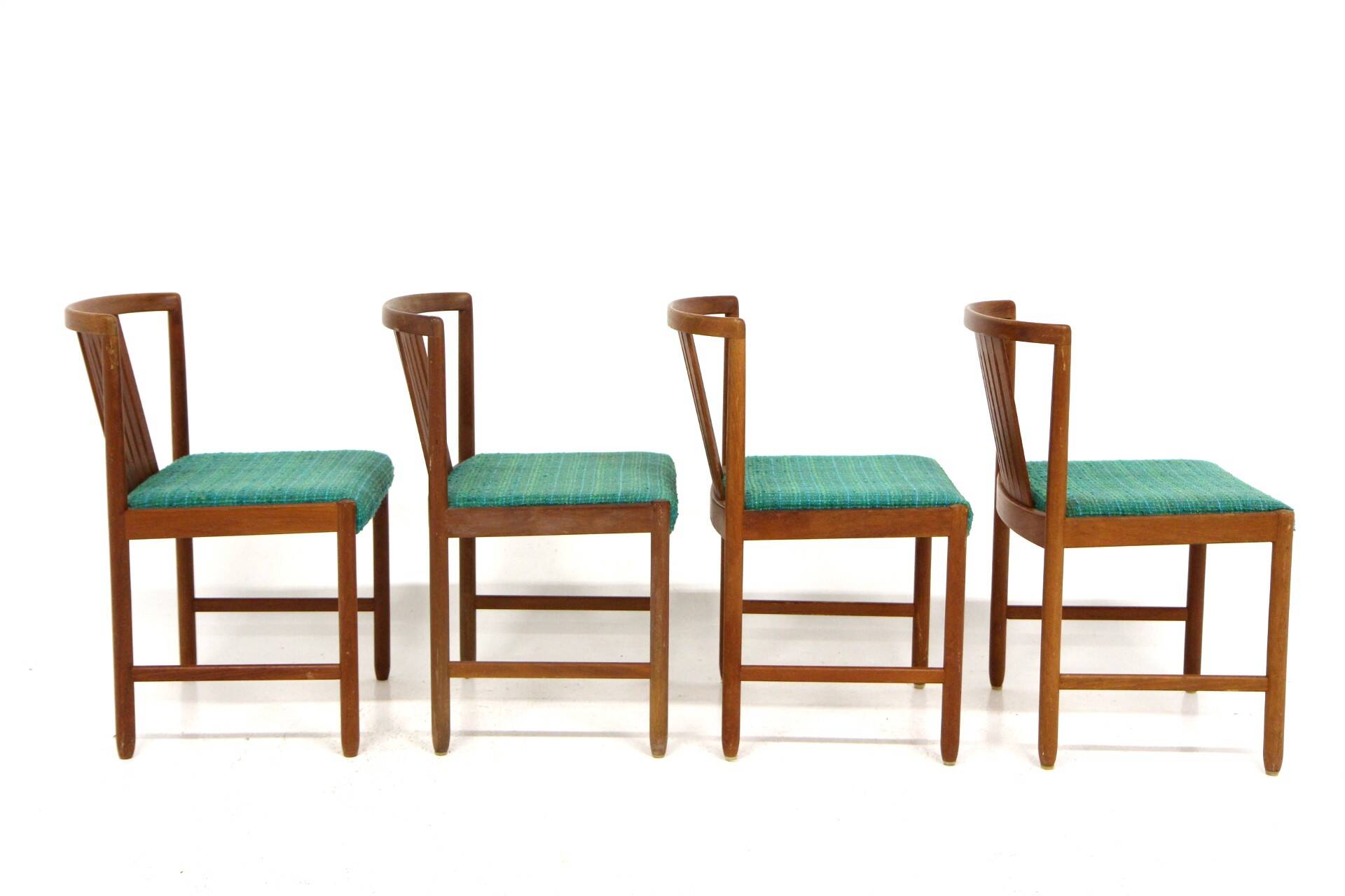 Set of 4 teak table chairs, Bertil Fridhagen, Bodafors, Sweden, 1960