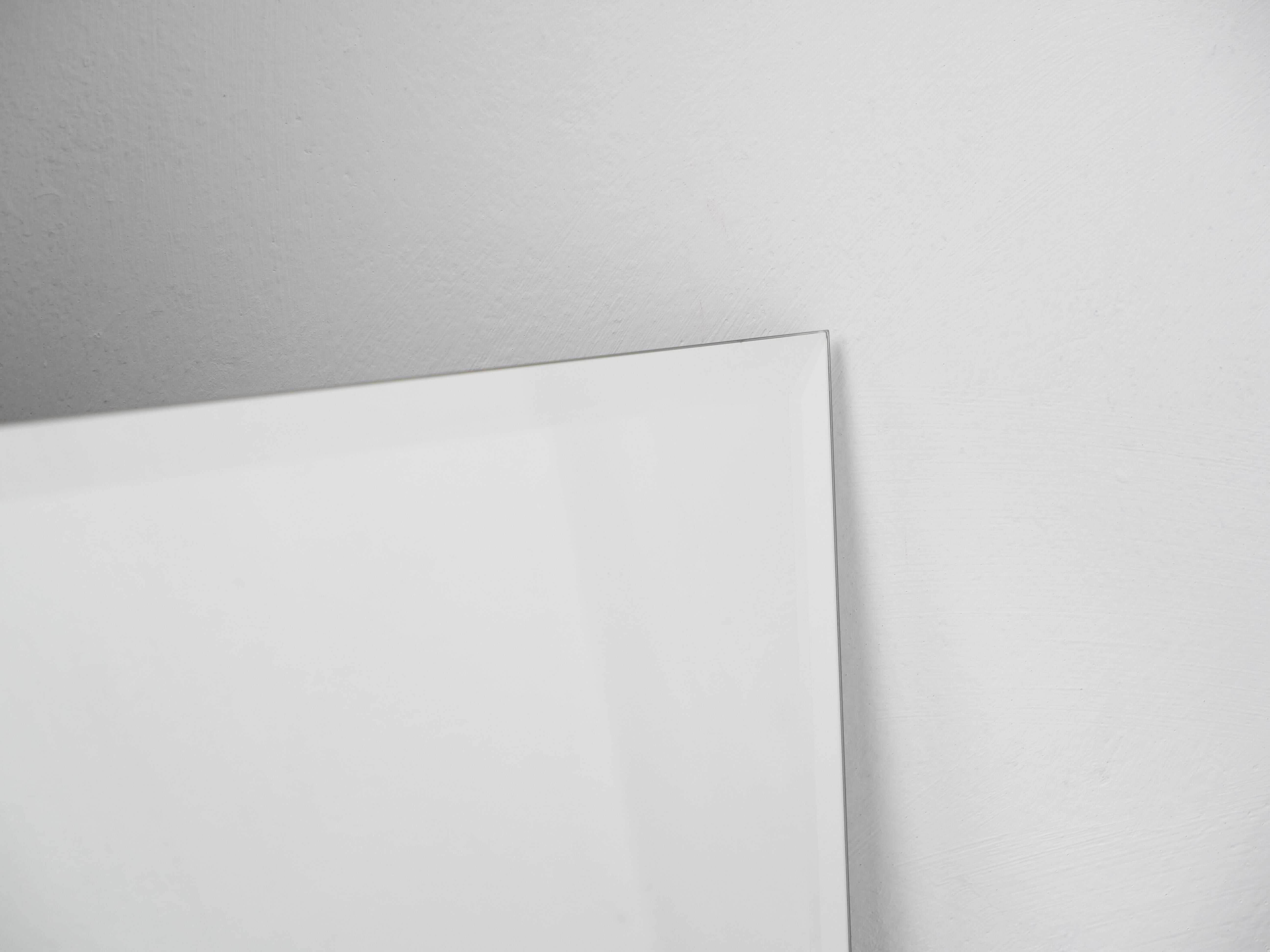 large decorative relief mirror 1980