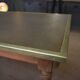 Oak and brass dining table Banque de France 1900