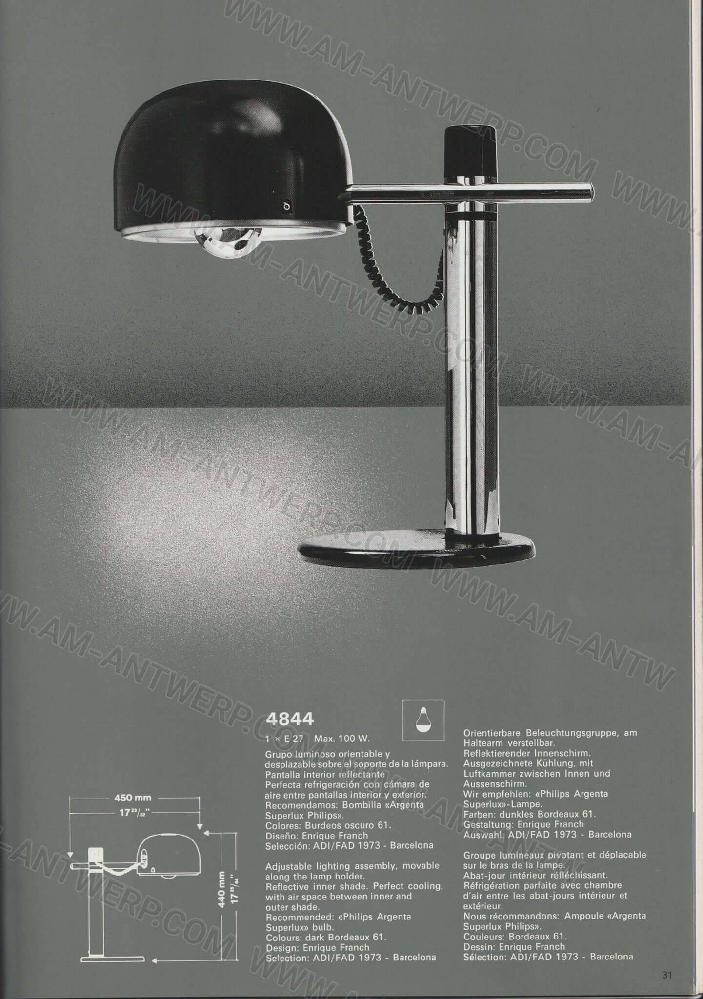 Lampe de table contemporaine