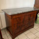 Louis Philippe Commode Mahogany Marble 19th Century