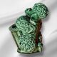 Spaghetti Noodles Ceramic Poodle Color Green Italy