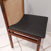 Suite of 6 chairs Italy Tito Agnoli rosewood 1960