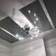 Plafonnier acier chrome 10 branches Iberlamp