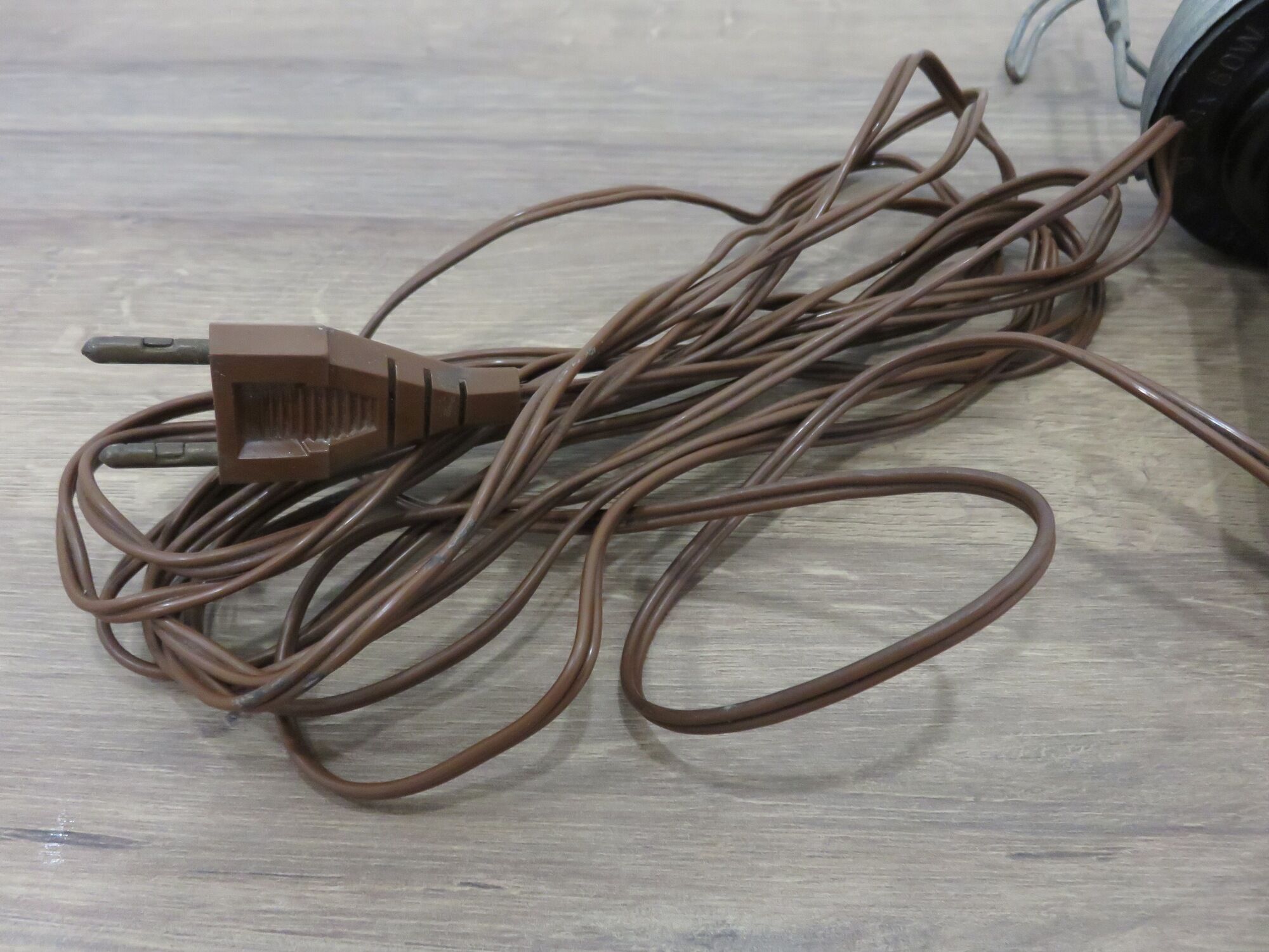Bakelite and metal workshop hand lamp years 60/70