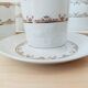 Ensemble de 6 tasses et 5 sous-tasses Bavaria