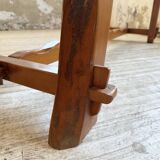 Aranjou farmhouse table in blond elm, 1950s