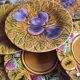 10 Sarreguemines fruit slushie dessert plates