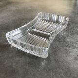 Empty pocket cup in molded glass 16.5 x 10 cm