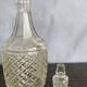 Bouteille vintage angleterre en verre