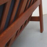 1960s 2-seater sofa teak, Hans Wegner for Getama
