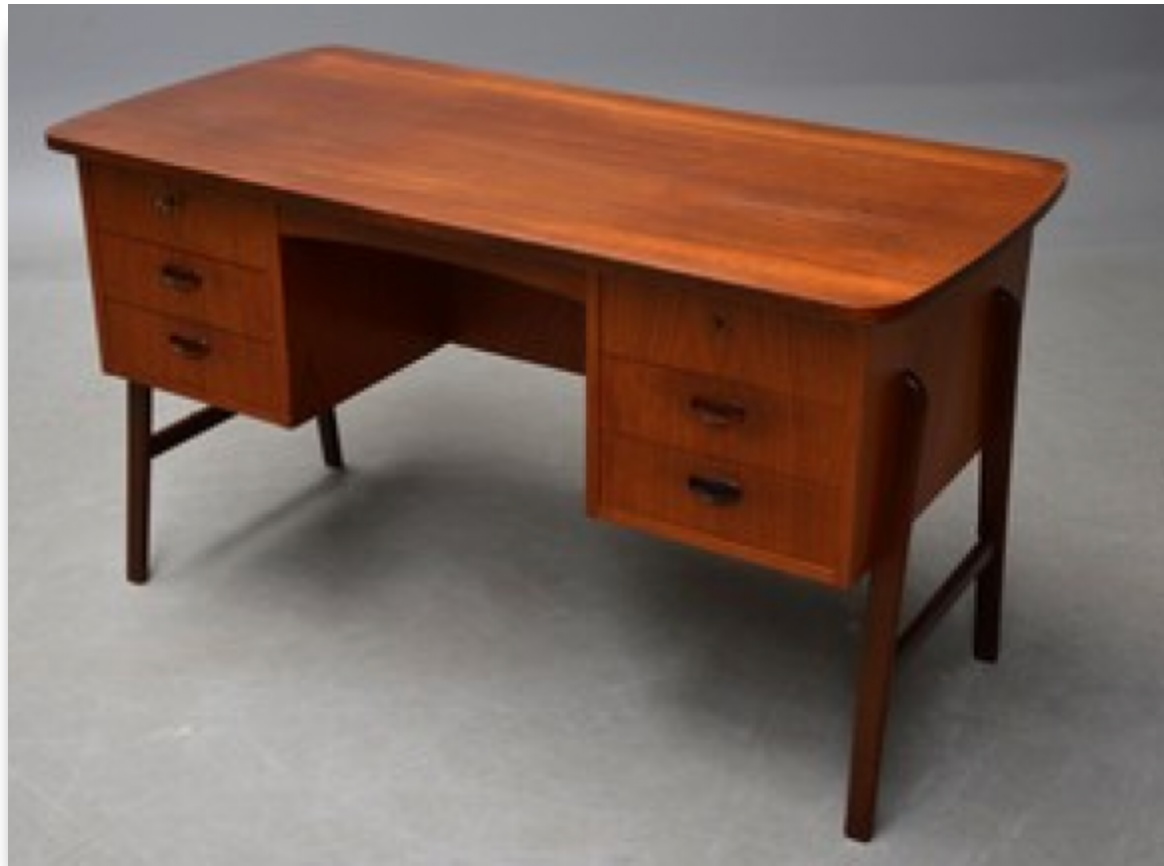 Scandinavian teak desk