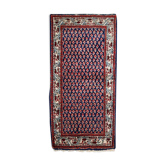 Vintage Indian carpet Seraband handmade 62cm x 124cm 1970s, 1C800