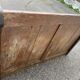 Vintage church pew