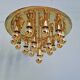 XXL Sputnik ceiling light in brass, Space Age design, 1970.