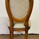 Chaise médaillon de style louis xvi