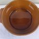 Large glazed terracotta salad bowl
