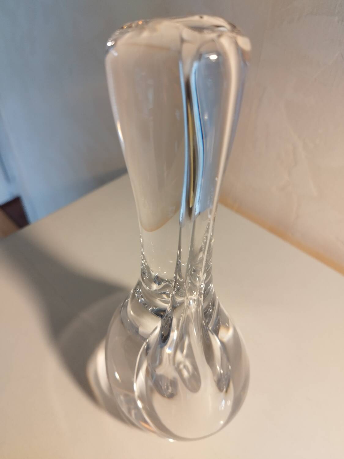Single flower crystal vase