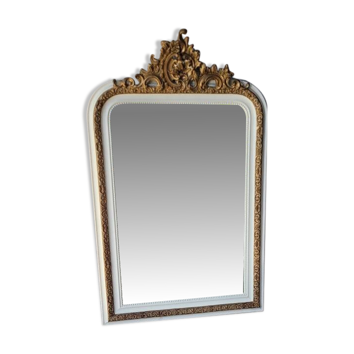 Late 19th century fireplace mirror