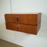 Pair of wall bedside tables